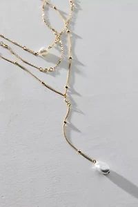 Addison Lariat Layering Necklace Set
