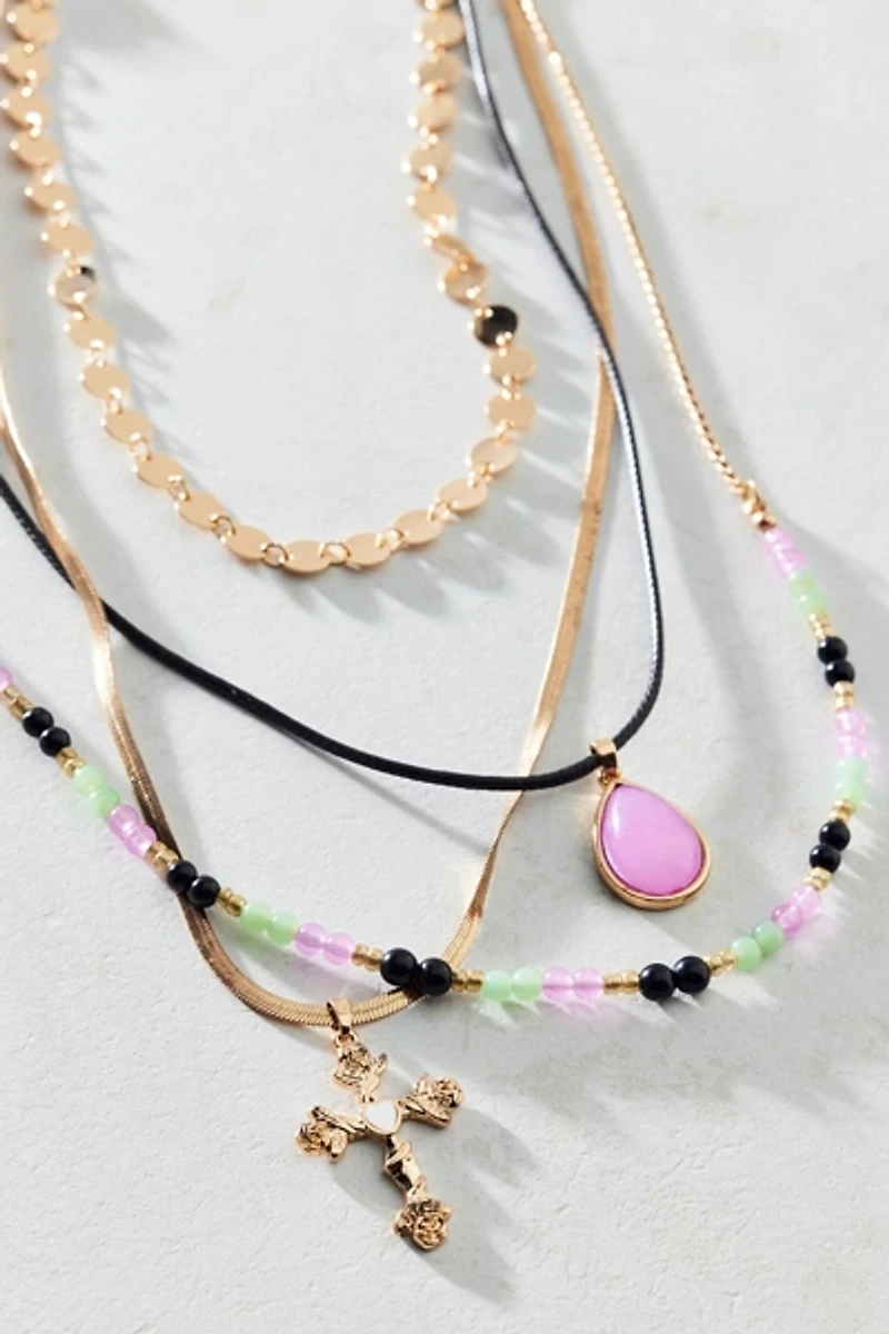 Strange Powers Coin Layered Necklace