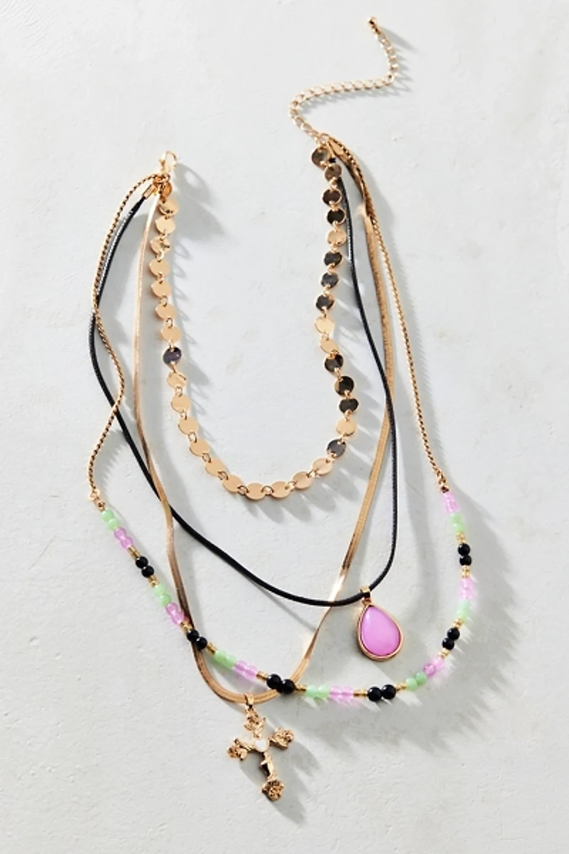 Strange Powers Coin Layered Necklace