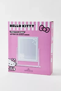 Impressions Vanity Co. Sanrio Hello Kitty Pretty Pink Tri-Tone LED Makeup Mirror