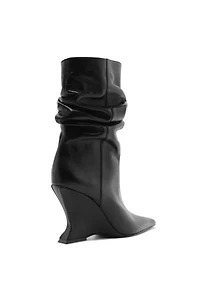 Schutz Siena Slouch Wedge Boot