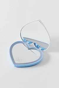 Impressions Vanity Co. Peanuts Snoopy Heart Shaped LED Compact Mirror