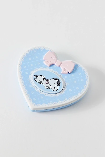 Impressions Vanity Co. Peanuts Snoopy Heart Shaped LED Compact Mirror