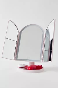 Impressions Vanity Co. Hello Kitty Bowtastic TriFold LED Tri-Tone Makeup Mirror