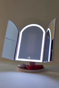 Impressions Vanity Co. Hello Kitty Bowtastic TriFold LED Tri-Tone Makeup Mirror