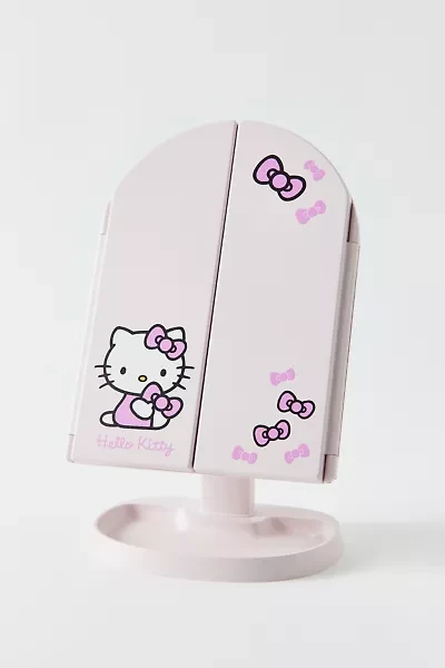 Impressions Vanity Co. Hello Kitty Bowtastic TriFold LED Tri-Tone Makeup Mirror