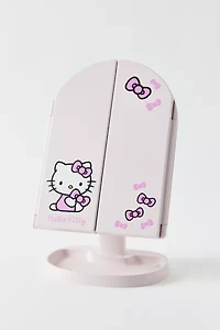 Impressions Vanity Co. Hello Kitty Bowtastic TriFold LED Tri-Tone Makeup Mirror