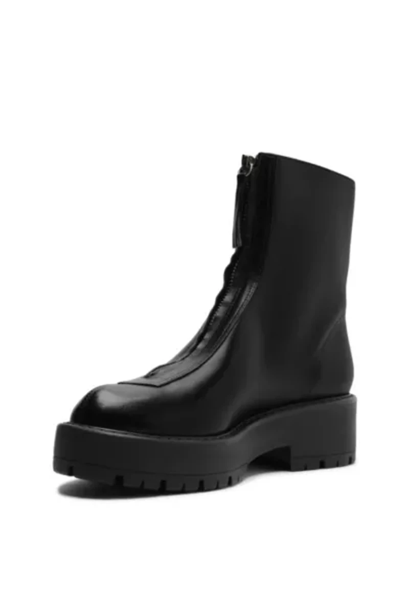 Schutz Farrah Zip Up Ankle Boot