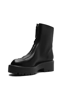 Schutz Farrah Zip Up Ankle Boot