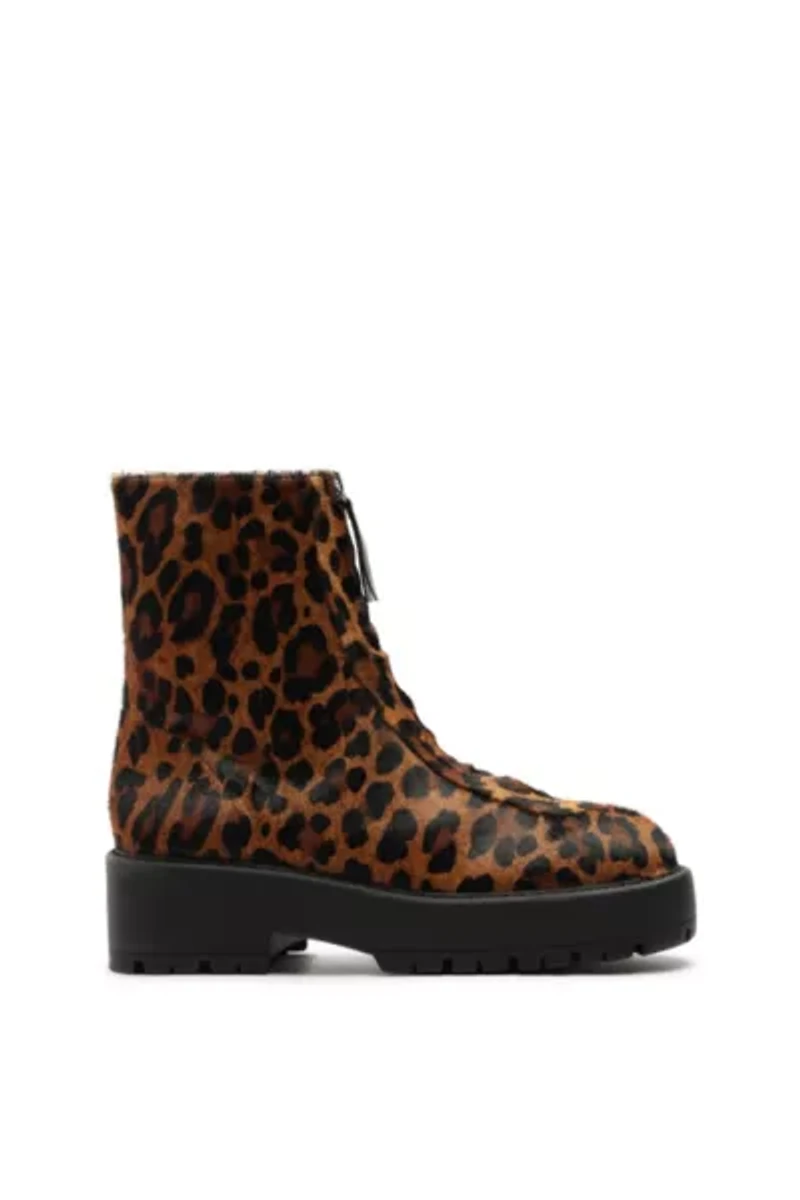Schutz Farrah Zip Up Ankle Boot