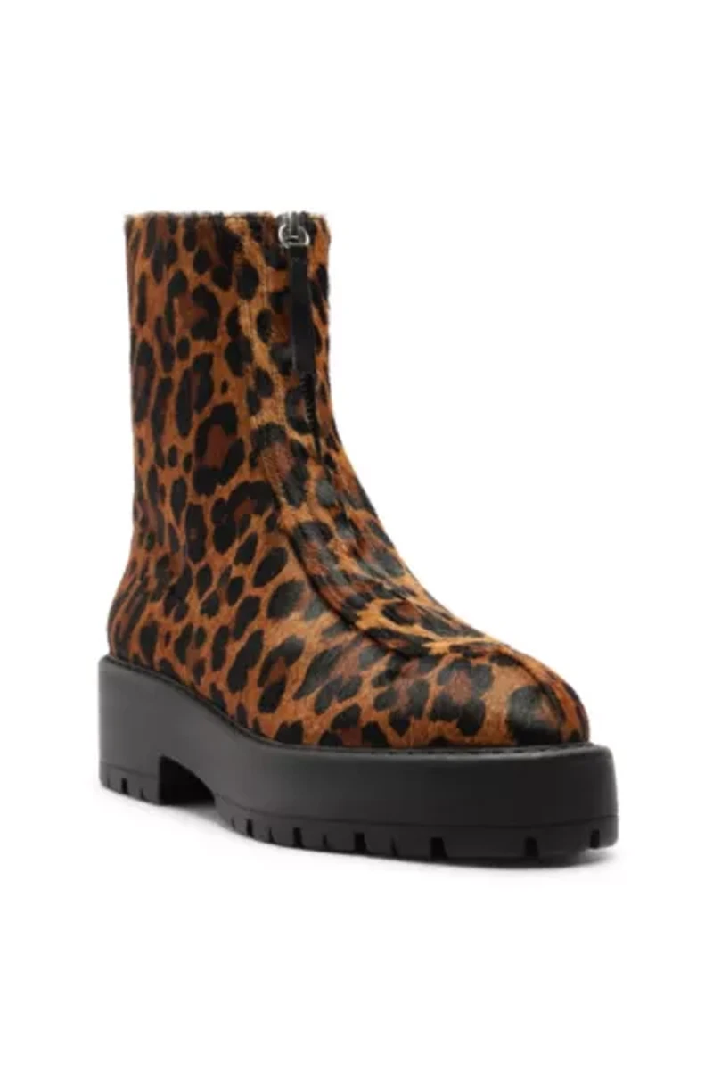 Schutz Farrah Zip Up Ankle Boot