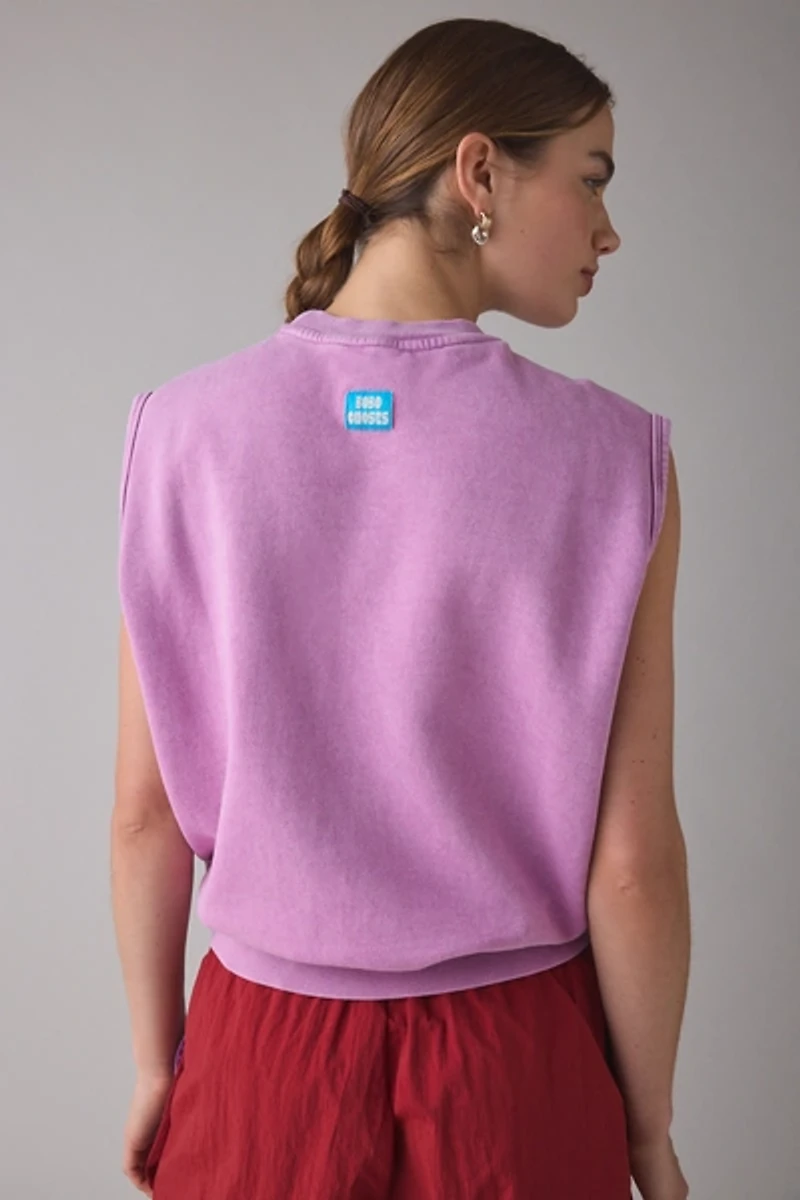 Bobo Choses Washed Sleeveless Crew Neck Pullover
