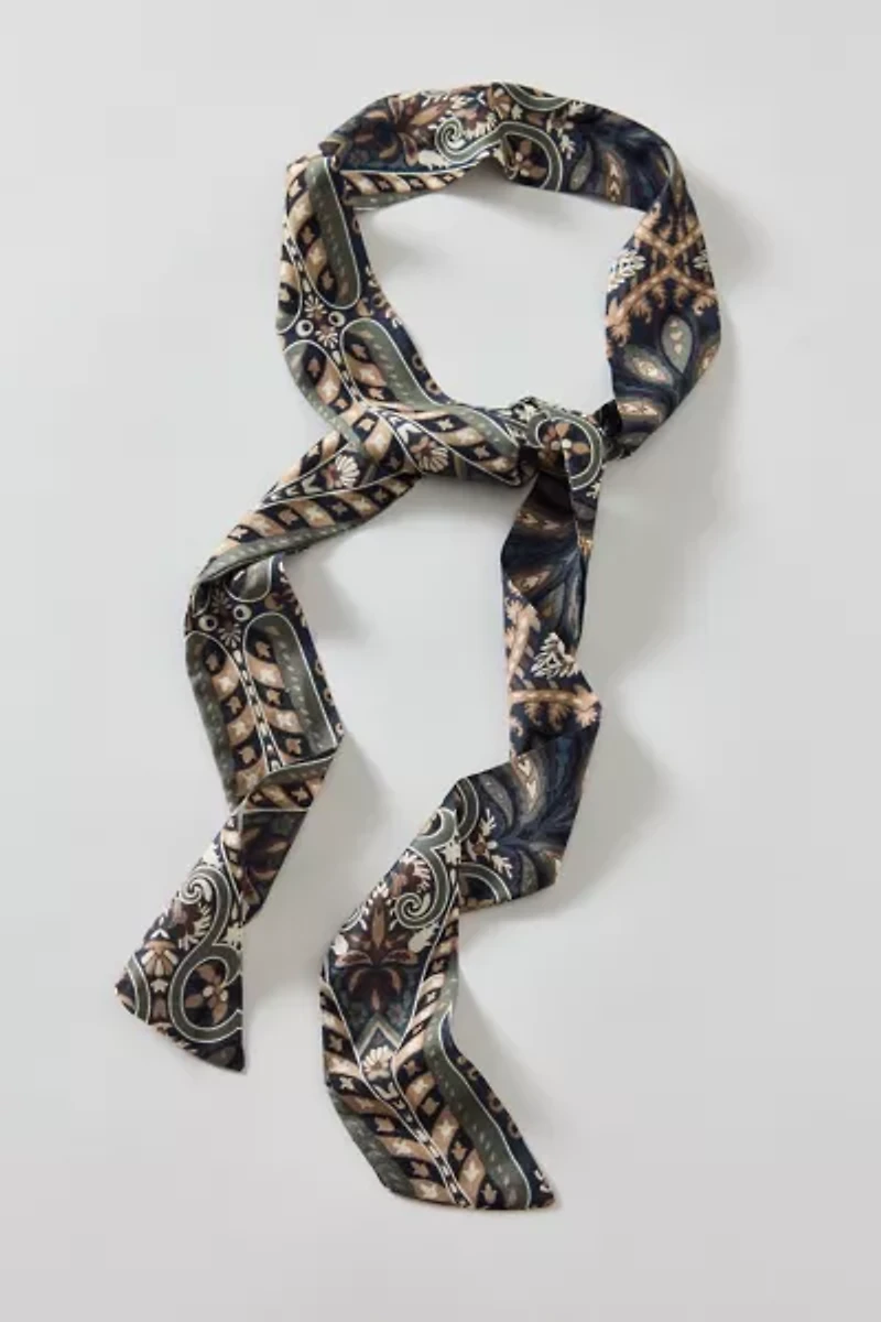 Floral Silky Wrap Scarf