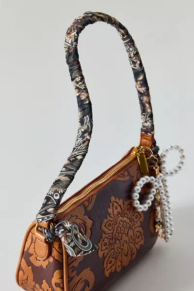 Floral Silky Wrap Scarf