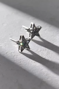 Carolina Stars Rhinestone Stud Earring