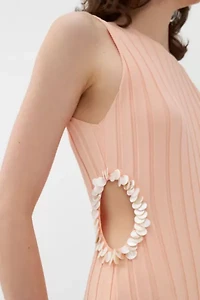 Nocturne Mother of Pearl Maxi Dress