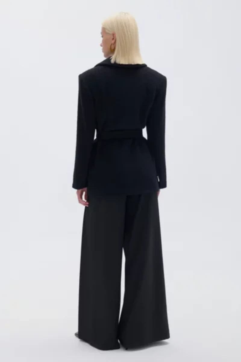 Nocturne Belted Double Breasted Blazer Jacket