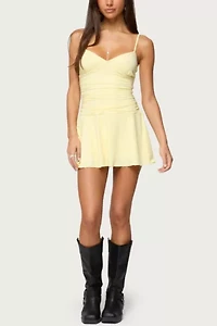 Edikted Deborah Ruched Mini Dress