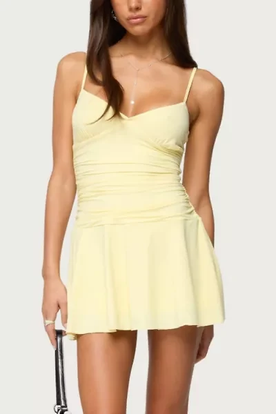 Edikted Deborah Ruched Mini Dress