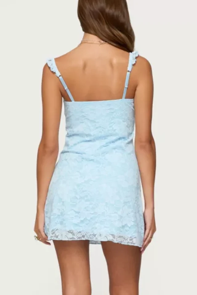 Edikted Vivian Layered Lace Mini Dress | Pacific City