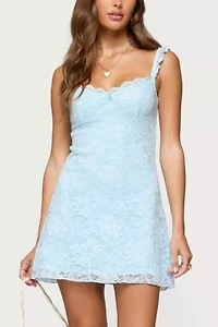 Edikted Stephanie Lace Mini Dress