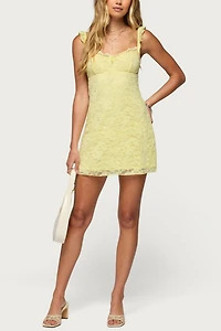Edikted Stephanie Lace Mini Dress