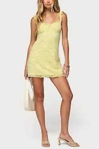 Edikted Stephanie Lace Mini Dress
