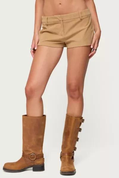Edikted Kyler Corduroy Micro Shorts