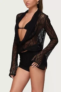 Edikted Lera Lacey Shorts