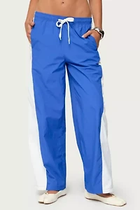 Edikted Jaye Contrast Panel Track Pants