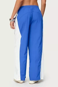 Edikted Jaye Contrast Panel Track Pants