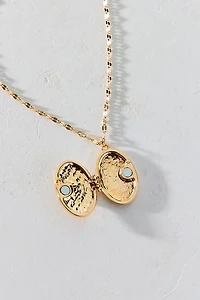 Dreamer Turquoise Locket Necklace