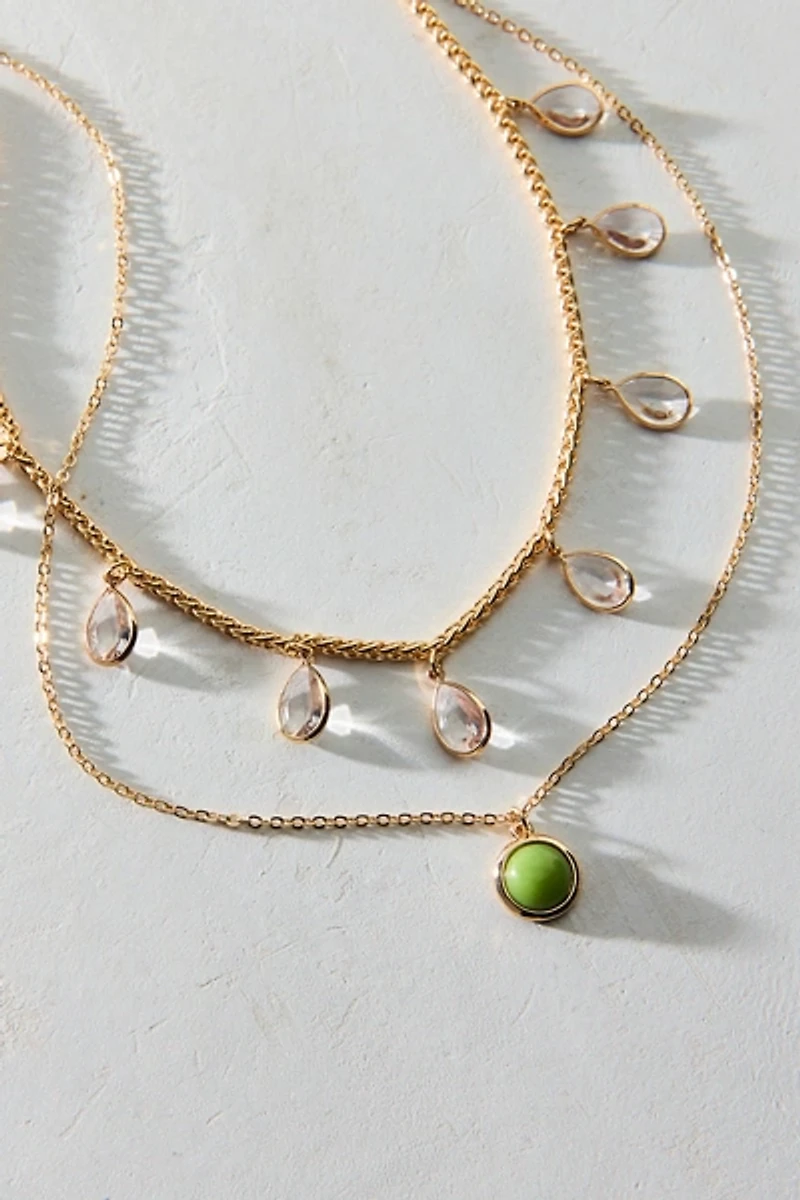 Victorian Dream Pendant Layering Necklace Set