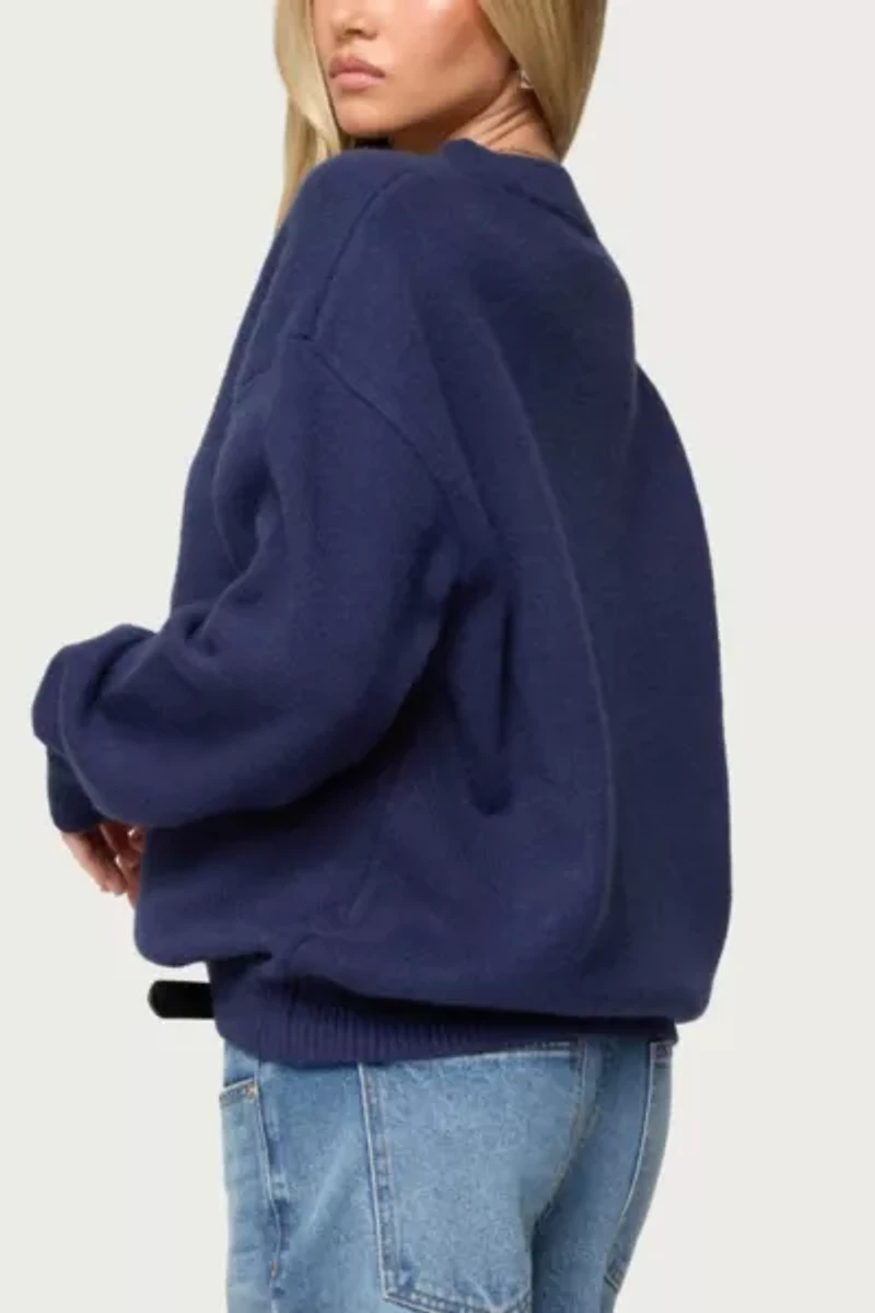 Edikted Don't Be Shellfish Knit Sweater