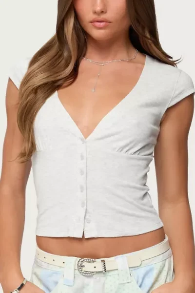Edikted Alza Button Up Top
