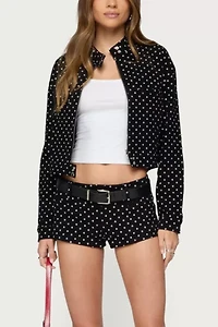 Edikted Tabitha Polka Dot Jacket