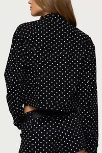 Edikted Tabitha Polka Dot Jacket