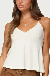 Edikted Leonora Halter Babydoll Top