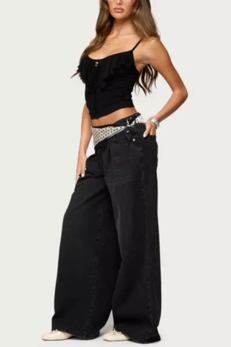 Edikted Ruffle Tank Top