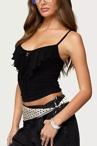 Edikted Ruffle Tank Top