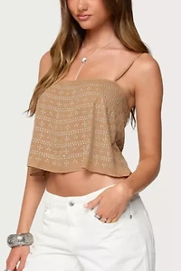 Edikted Sunna Studded Top