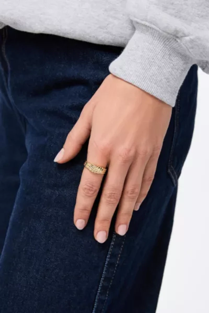 Ana Luisa Lydia Gold Band Ring