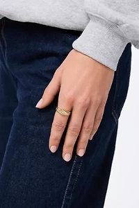 Ana Luisa Lydia Gold Band Ring