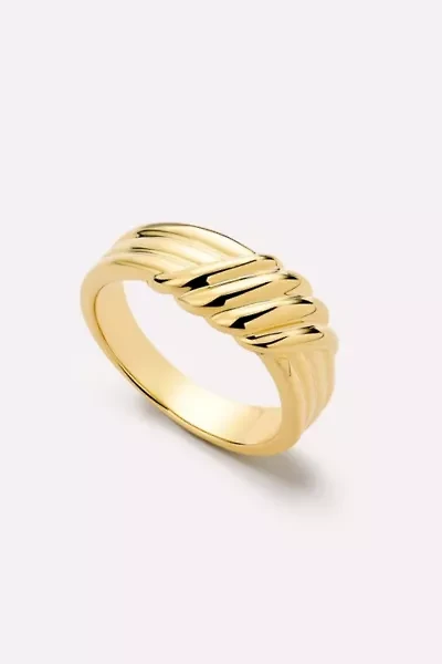 Ana Luisa Lydia Gold Band Ring