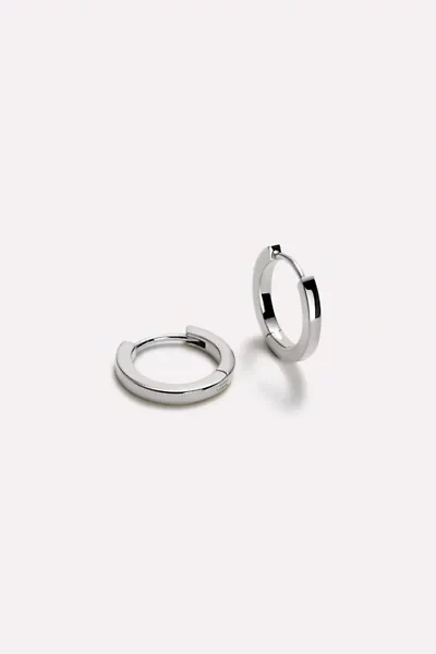 Ana Luisa Huggie Hoops Silver