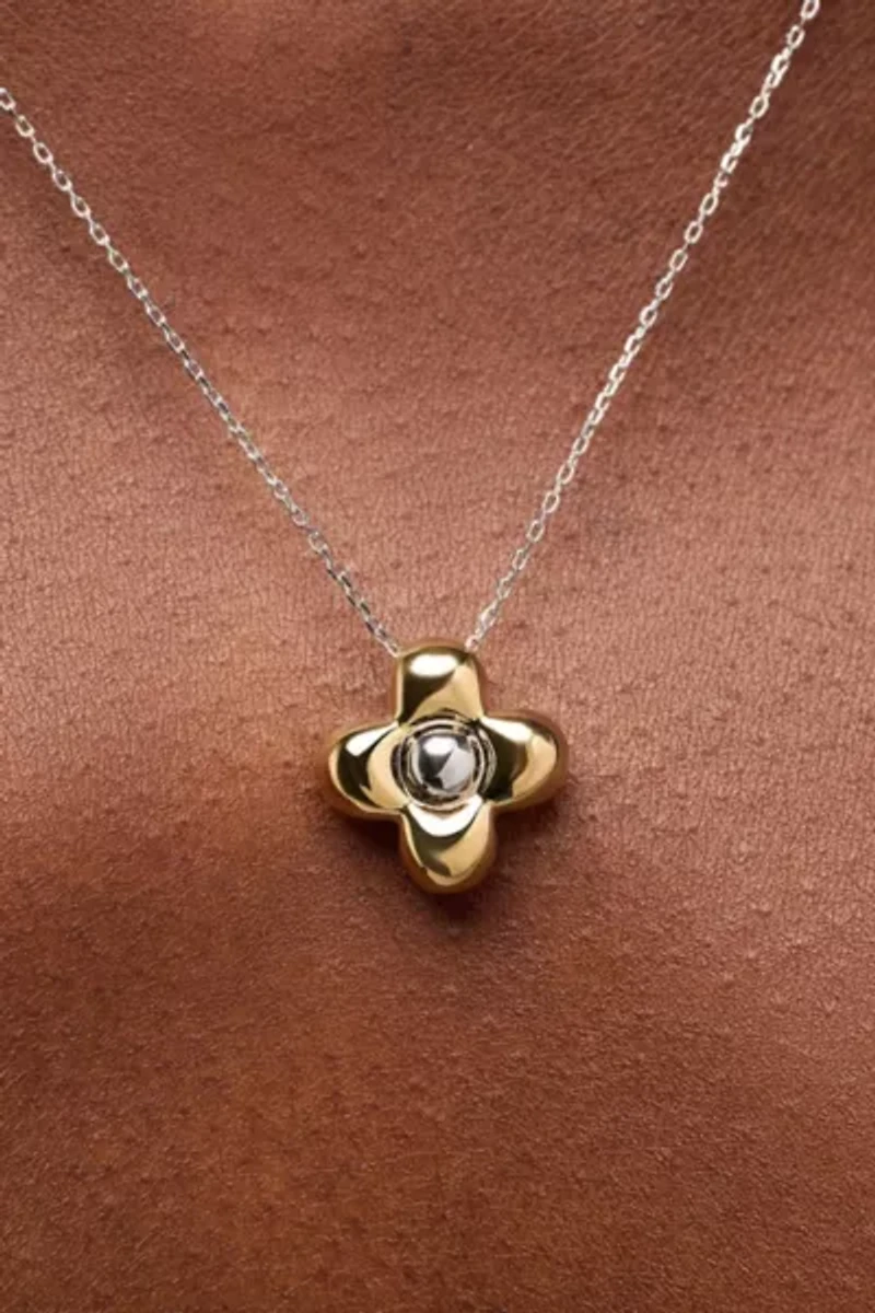 Ana Luisa Liora Pendant Flower Necklace