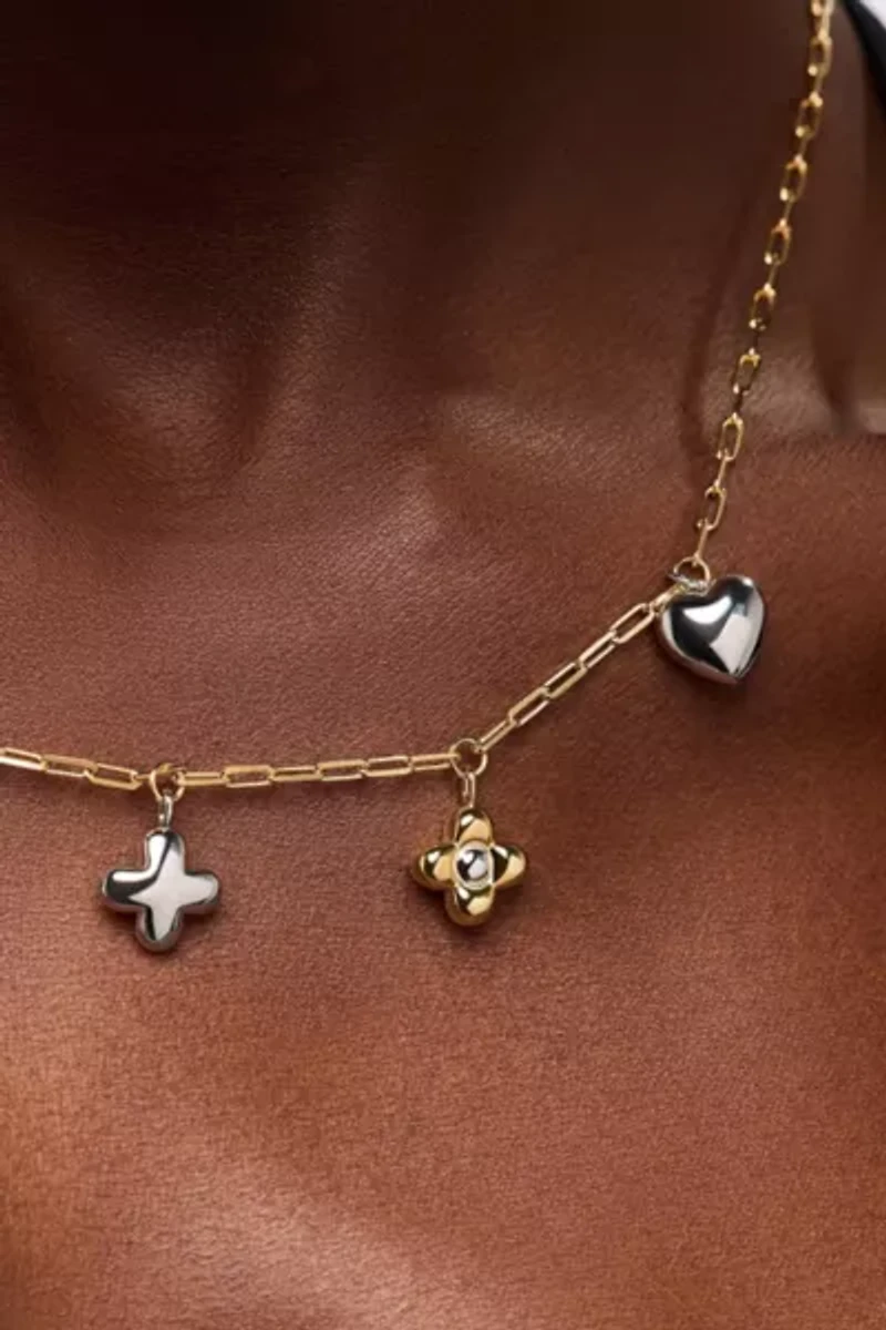Ana Luisa Azura Charm Necklace