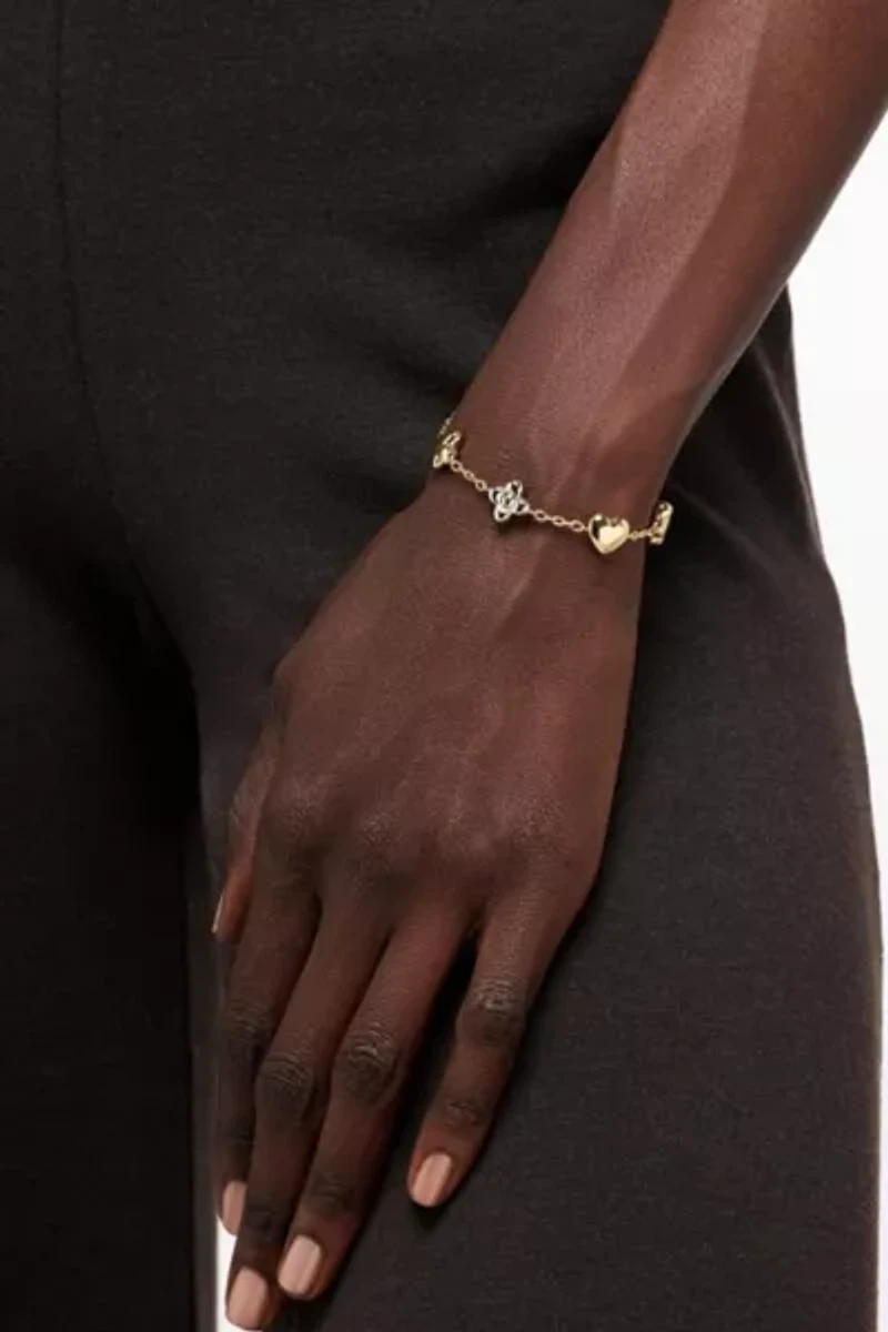 Ana Luisa Azura Gold Charm Bracelet