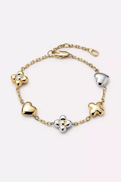 Ana Luisa Azura Gold Charm Bracelet