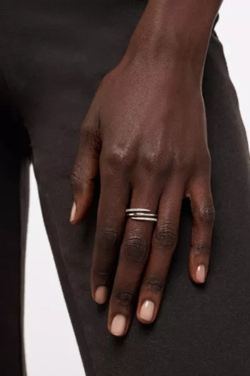 Ana Luisa Oren Triple Silver Claw Ring